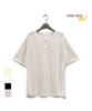 VANAKE Romy Linen Button T-Shirt_Ob14Tsme33Z