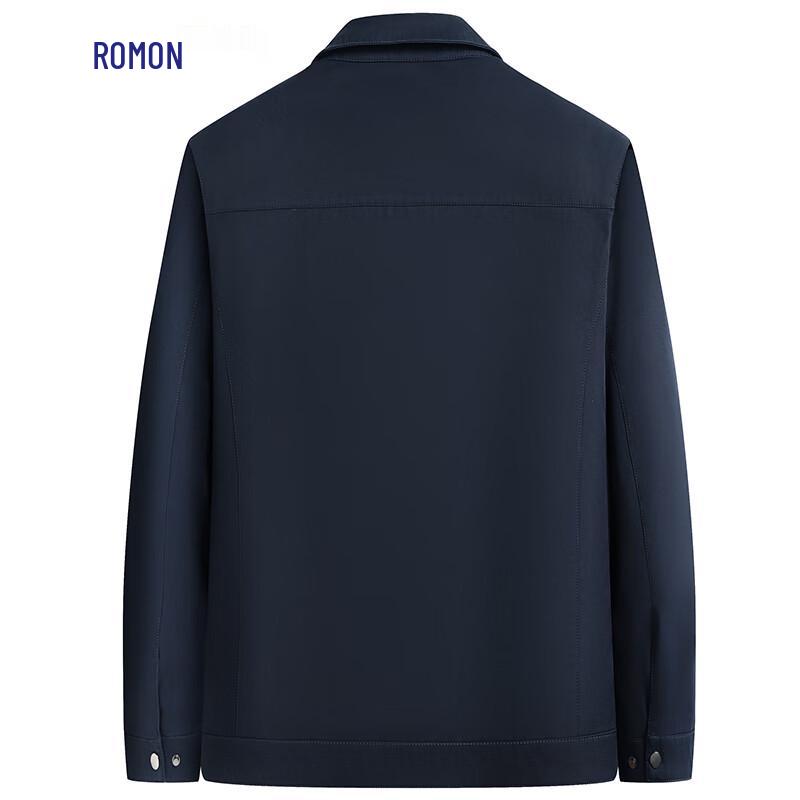Romon Men's 100% Cotton Casual Lapel Jacket
