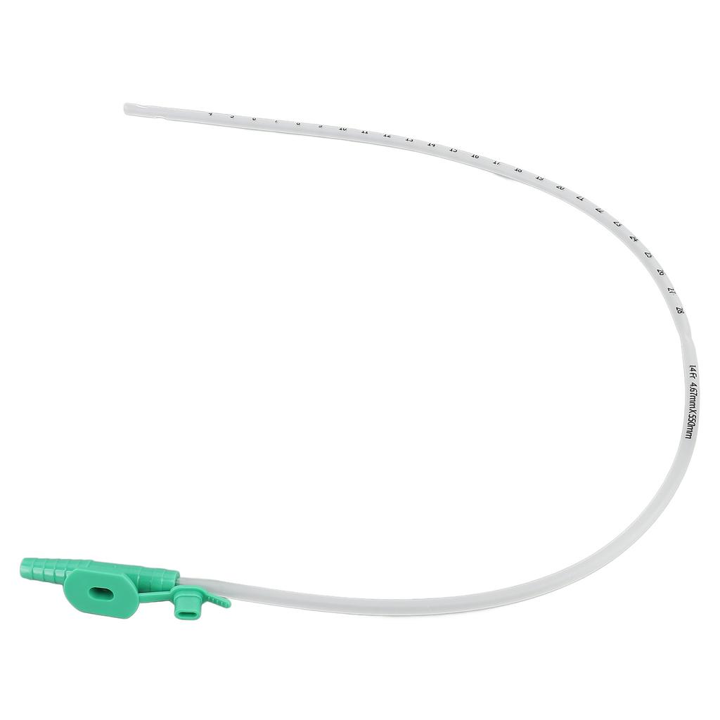 5pcs Sputum Suction Machine Catheter with Gloves Clear Scale Disposable Suction Tubes for Electric