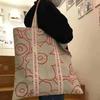 Eco-friendly Large Canvas Shoulder Bag for Women - Niche Fashion and Mom-Friendly