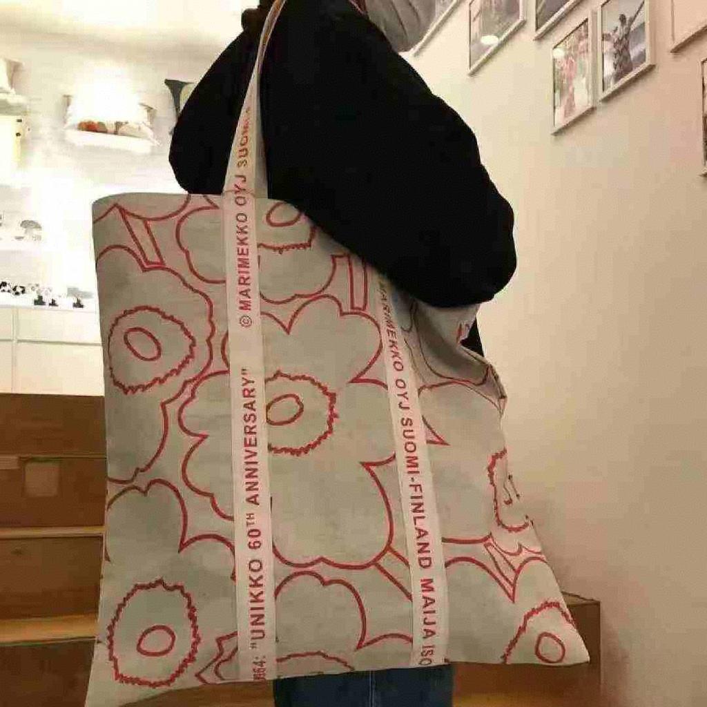 Eco-friendly Large Canvas Shoulder Bag for Women - Niche Fashion and Mom-Friendly