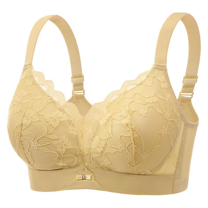 New small chest special beauty back without steel ring gathering anti-sagging less women's underwear young women's mother bra cover 1011