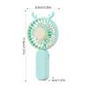 Mini USB Handheld Fan Rechargeable Portable For Student Dormitory Use ABS Material Adjustable Wind Speed