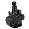 Ball Head Aluminum Alloy 360 degrees  Rotating Ball Head with 1 4 Threaded Port for Camping Equipment
