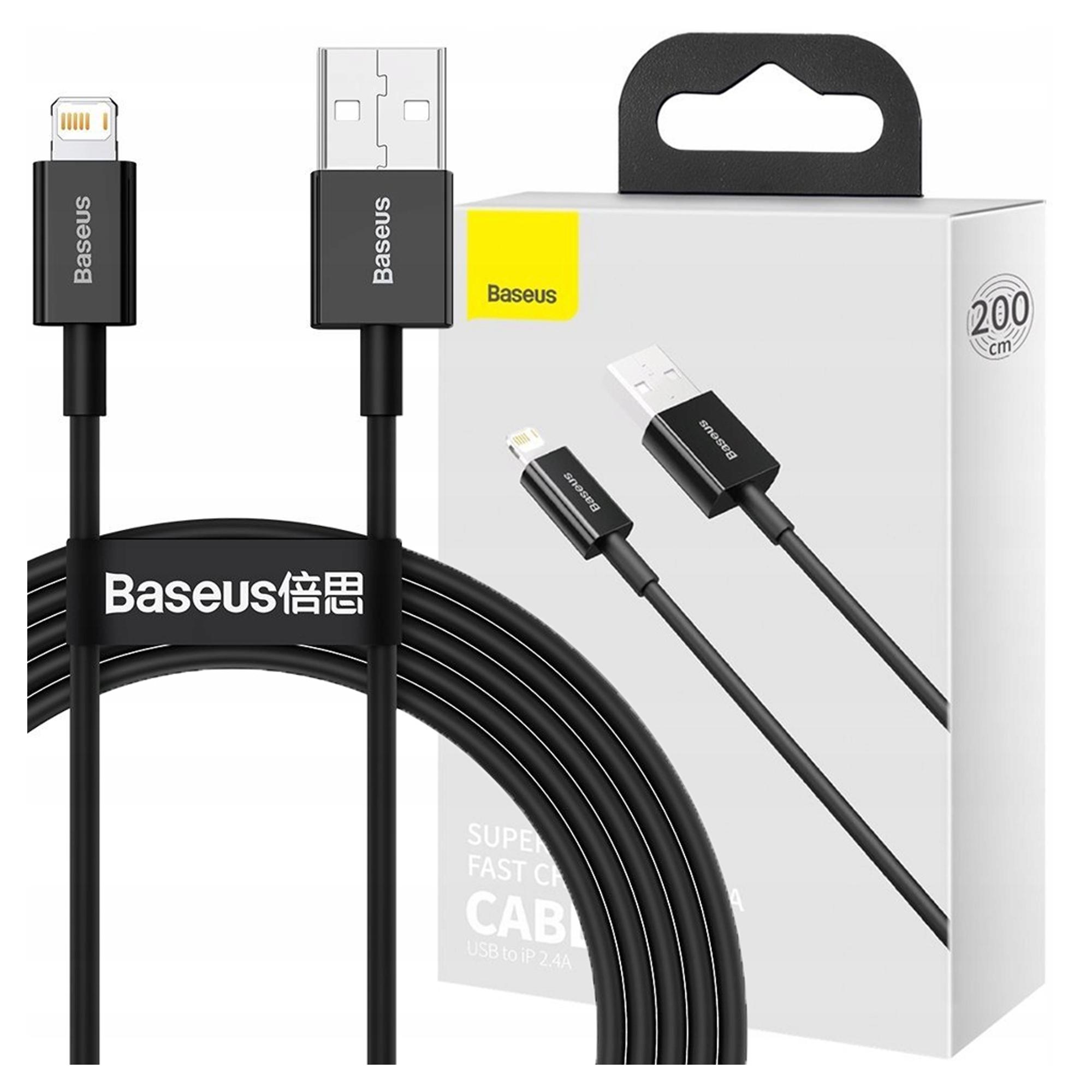 Baseus Superior Series Cable USB to iP 24A 2m black - Bild 6