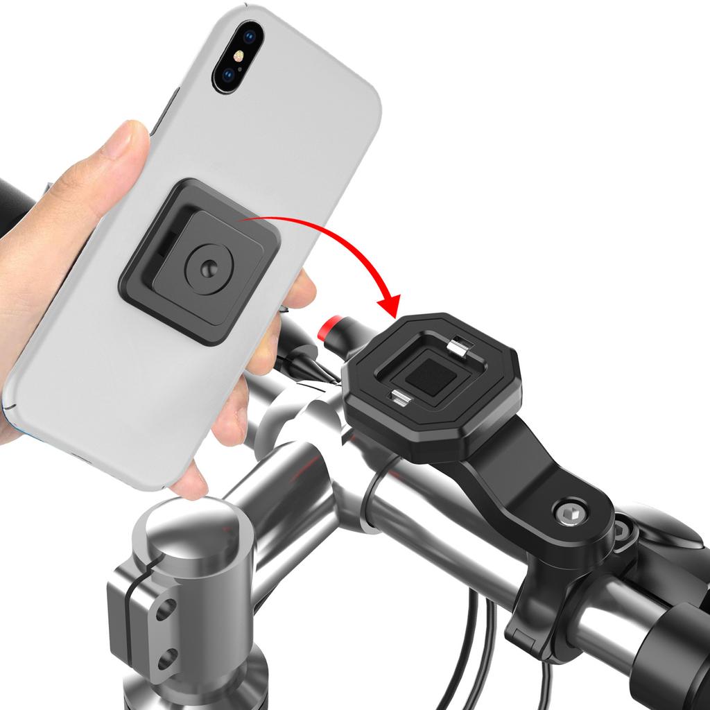 Motorcycle Phone Holder with Shock Absorption Accessories for Electric Bicycles Cycling Stands Navigation Anti-vibration Equipme