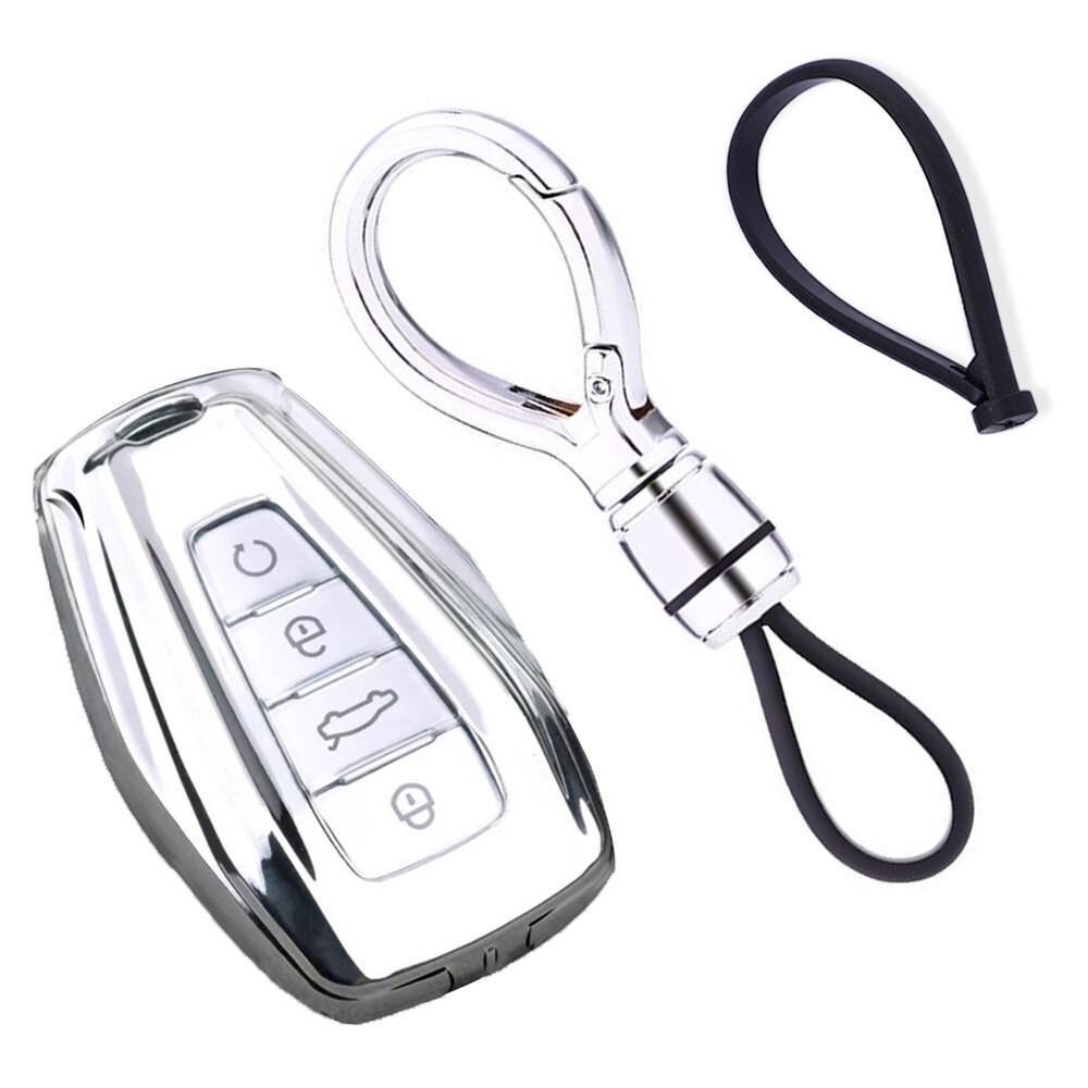 

Soft Tpu Key Holder For Geely Monjaro Tugella Coolray Key Case For Proton X70 S70 X50 X70 Car Key Cover Accessories
