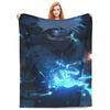 Japanese Anime Graphic Blankets N-Narutos Flannel Novelty Soft Throw Blankets for Home All Season