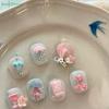 3D Silicone Nail Art Mold Butterfly Pattern Lace Parasol Circular Design DIY Nail Art Decor Transparent Manicure Template