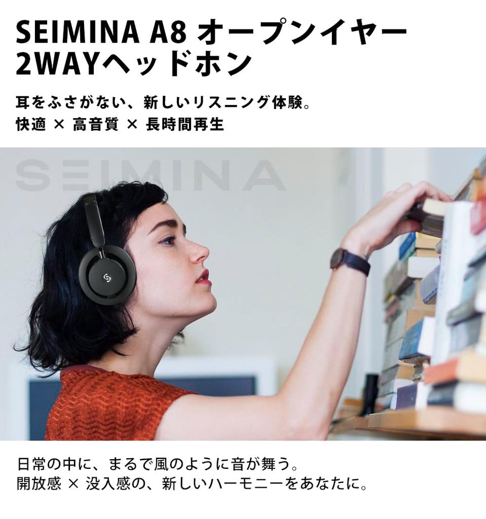 Wireless Bluetooth Up to 28 Hours of with No Ear EQ Mode Compatible with iPhone and Foldable 6.0 Headphones, Open-Ear, Playtime, Mic, Lightweight,