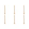 50 Stück Golf Tees Professionelle Starke Ersatz-Holz-Golf-Tees für Golfzubehör 83mm 3,27in