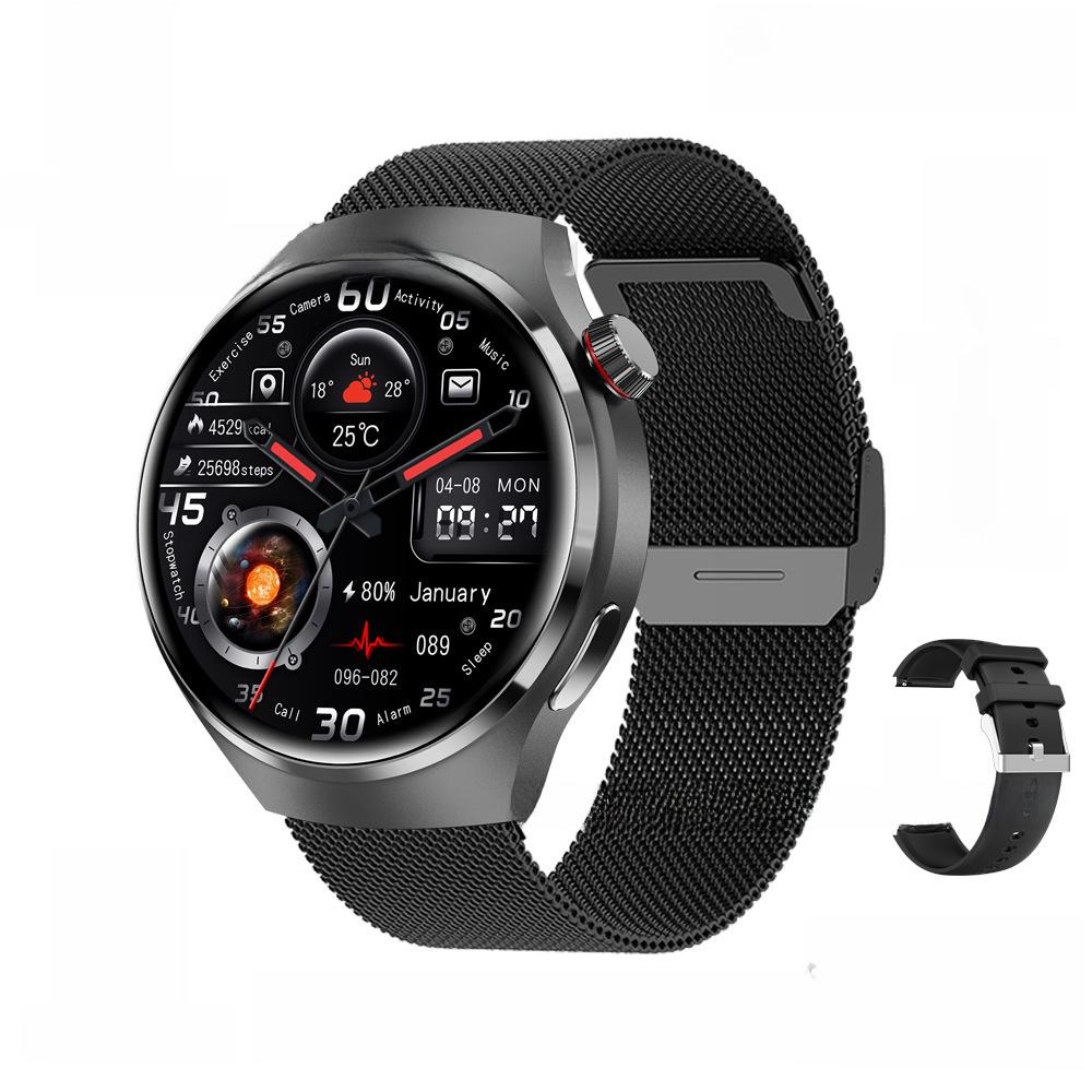Gt4PRO Waterproof Smartwatch with Bluetooth Calling & Voice Assistant
