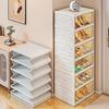 Foldable Shoe Cabinets Living Room Shoe Box Large Capacity Multifunctional Storage Box Modern Simple Home Organize Furniture