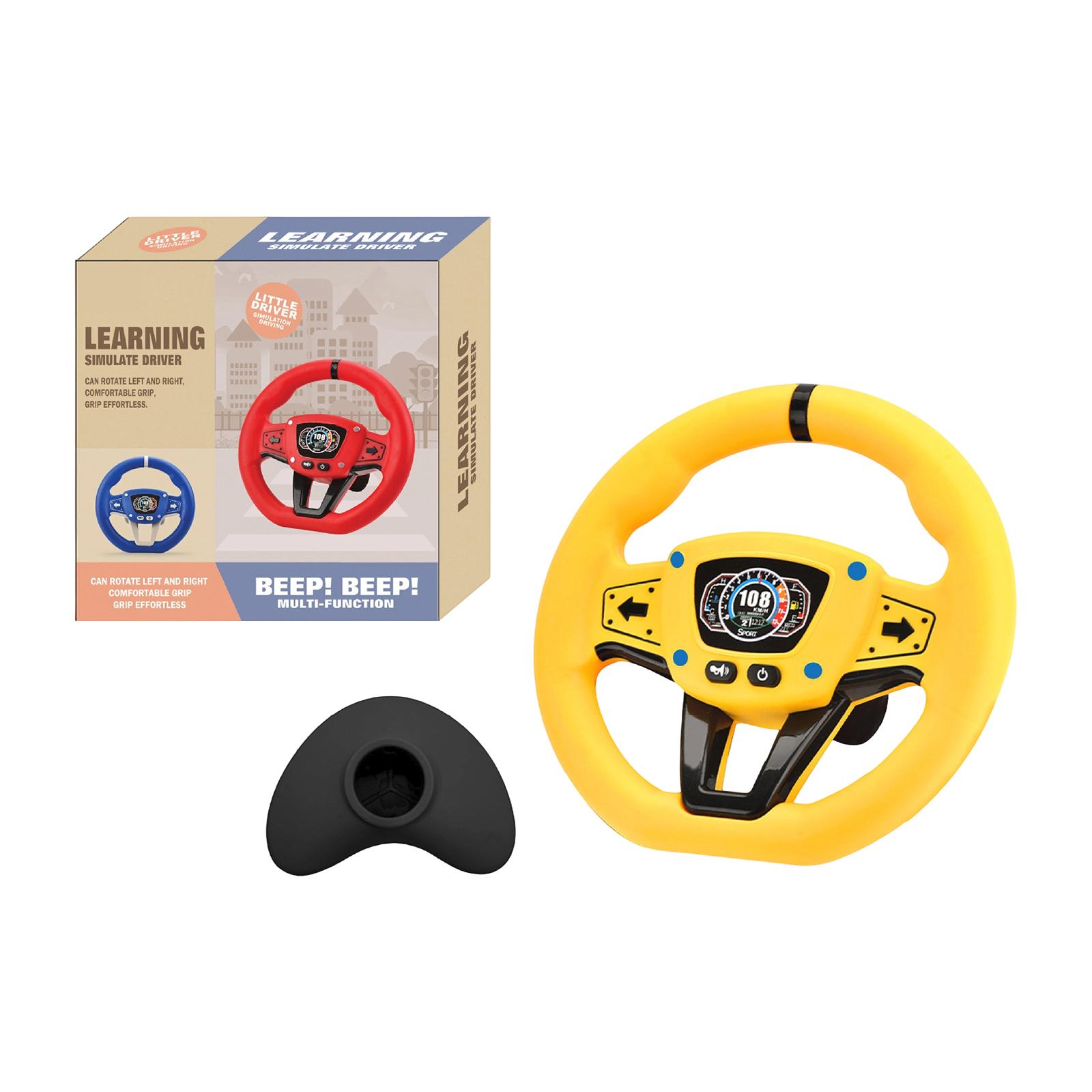Детский руль для заднего сиденья, Игрушки для малышей, Имитация вождения, Игрушечный руль, Подарки для детей, Малышей