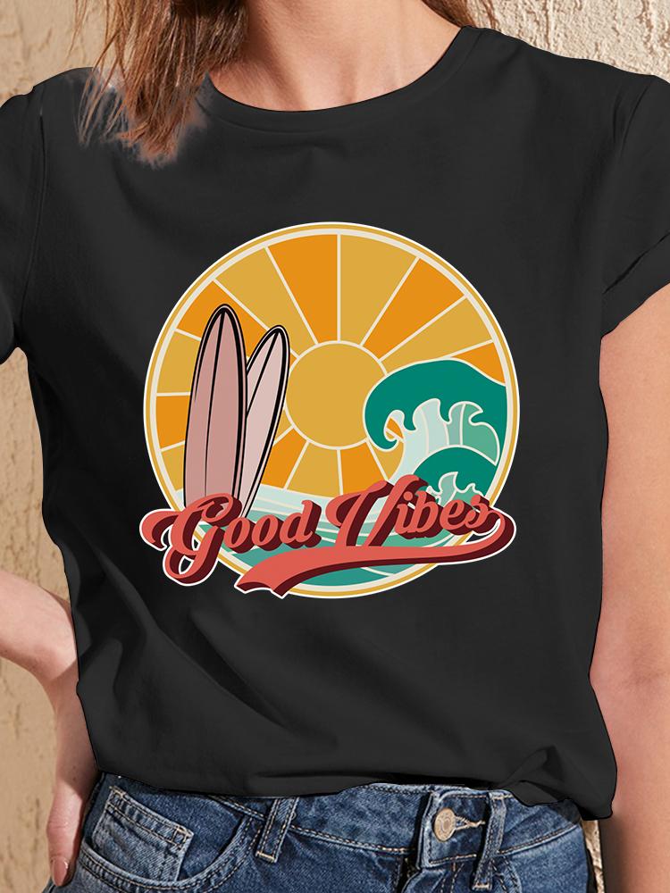 

White T-Shirt Women Funny Graphic Black Print Lady Casual T Shirt Harajuku Streetwear Short Sleeve Round Neck Casual T-Shirts XXXL білий