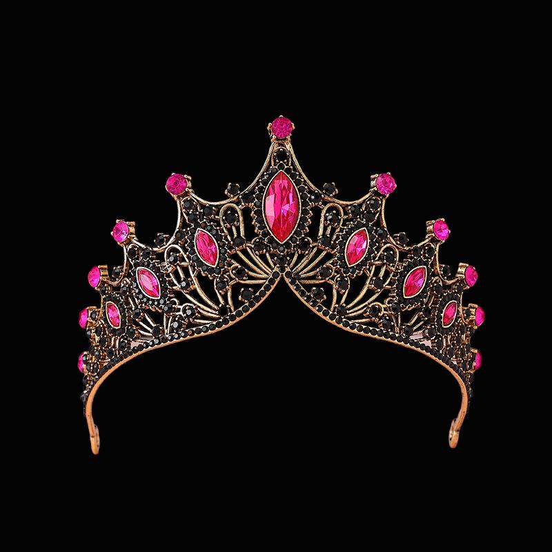 Bridal Crown Headband Headband Wedding Korean Style Birthday Adult Gift Crystal Crown Princess Dress Hair Accessory