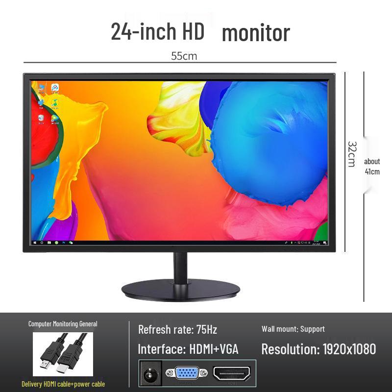 24-inch IPS LCD Flat Panel Desktop Monitor