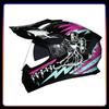 Off Road Capabilities Motorcycle Full Helmet Dual Lens Motocross Helmet Dirt Bike Racing Helmet Dirtbike DOT Enhanced Safety