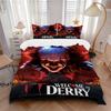 Welcome Derry Print 3Pcs Bedding Set,Duvet Cover with 2 Bedro,Pillowcase Home Birthday Gift