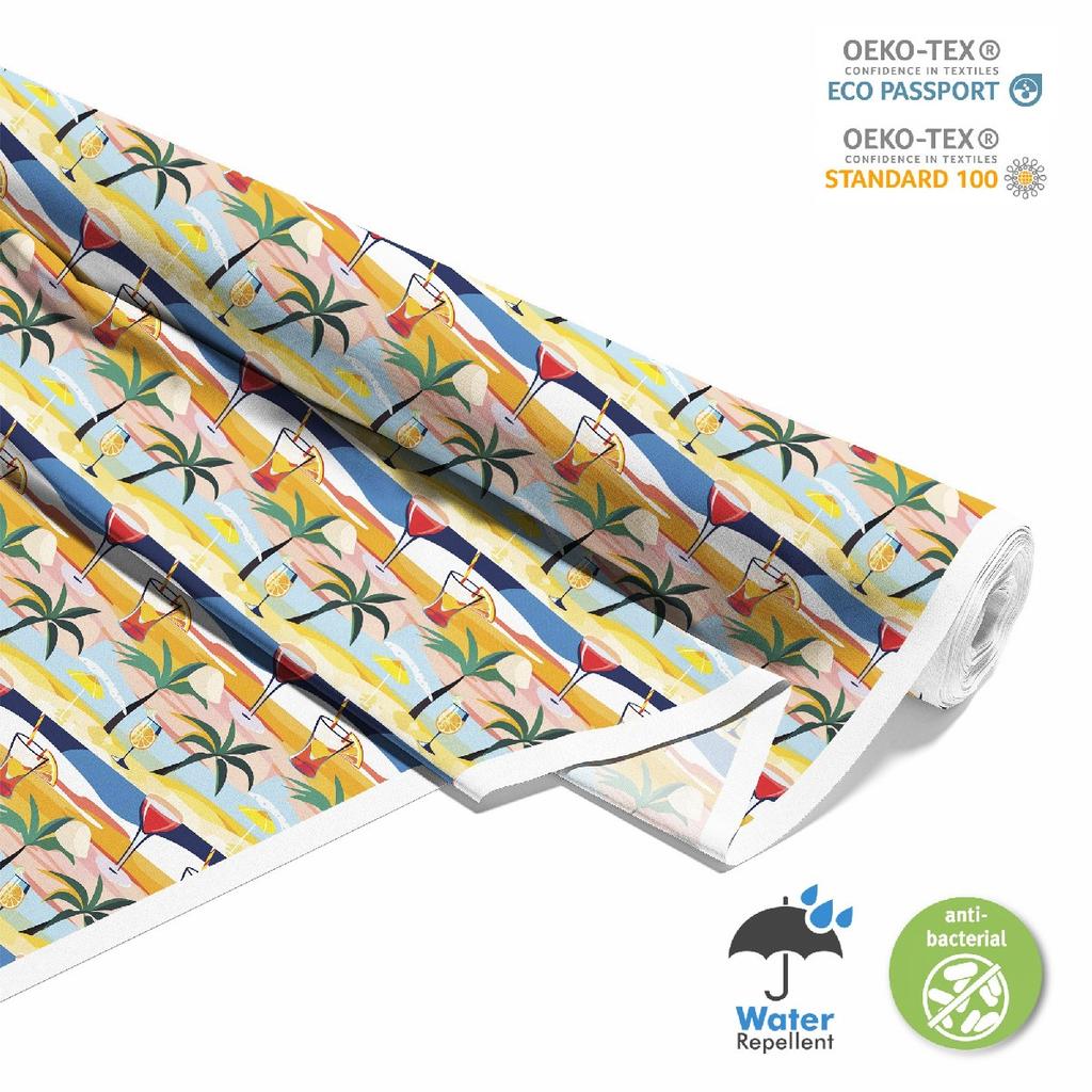Outdoor Dekostoffe Oxford - Motiv Cocktail | Dx8767