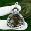 Natural Nellite 925 Sterling Silver Bezel Ethnic Art Deco Anniversary Pendant