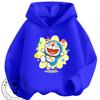 Boys Girls Casual Hoodie Doraemon Cartoon Fashion Streetwear Autumn Winter Outdoor Wear