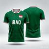 Maillots de Football et T-shirts d'Été Style Impression 3D de l'Équipe Nationale Iraquienne S Amples Confortables Adaptés au Port Quotidien