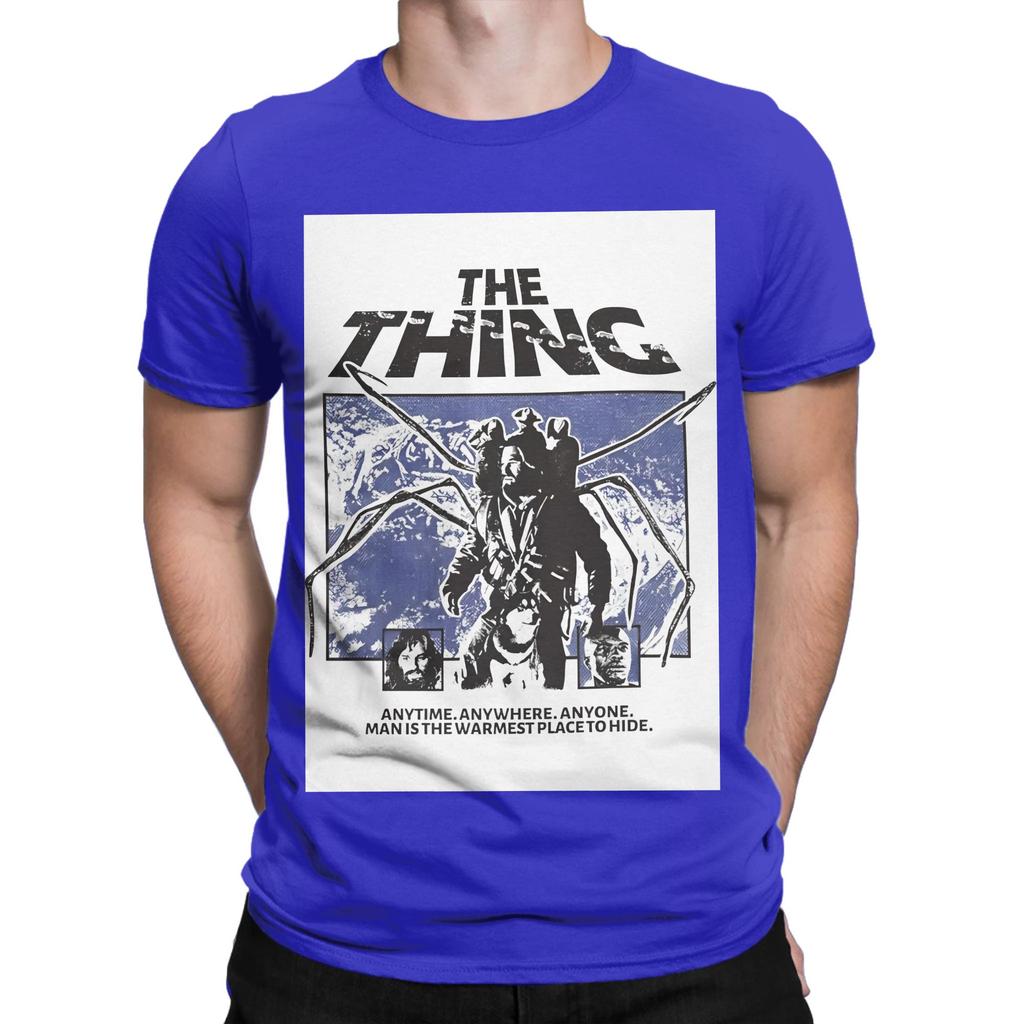 The Thing Horror Movie Poster Art Funny Graphic 100 Cotton TShirt the Thing Tops Tees For Unisex