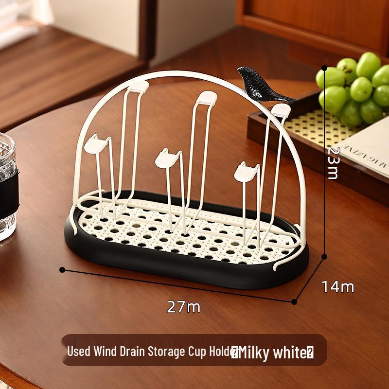 Inverted Water Draining Cup Holder for Home and Kitchen Storage