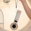 199 Wind Speeds Mini Bladeless Personal Fan Electric Eyelash Fan  Personal Cooling