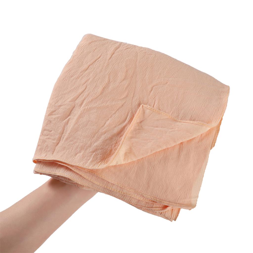 Soft Wrinkled Long Scarf For Women Summer New Solid Color Sunscreen Crumpled Scarves Shawl Foulard Viscose Female Wrap Shawls