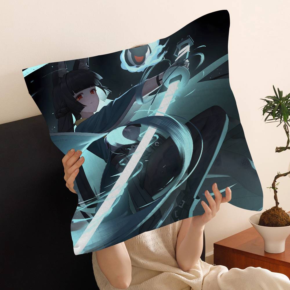 Zenless Zone Zero Hoshimi Miyabi Stitch Lucky Dragon pillow cover sofa cushion cover home room decoration children gift