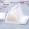 Korean Cute Sticky Notes: Strong Adhesion Blank Memo Pads for Students