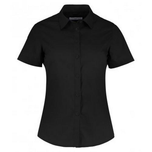 Kustom Kit Womens/Ladies Short Sleeve Tailored Poplin Shirt