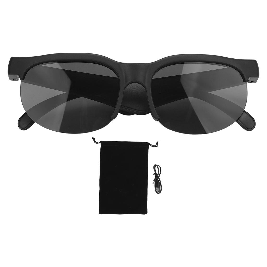 Translation Sunglasses with Microphone 144 Languages Supported Wireless Bluetooth AI Smart Translator Sunglasses for