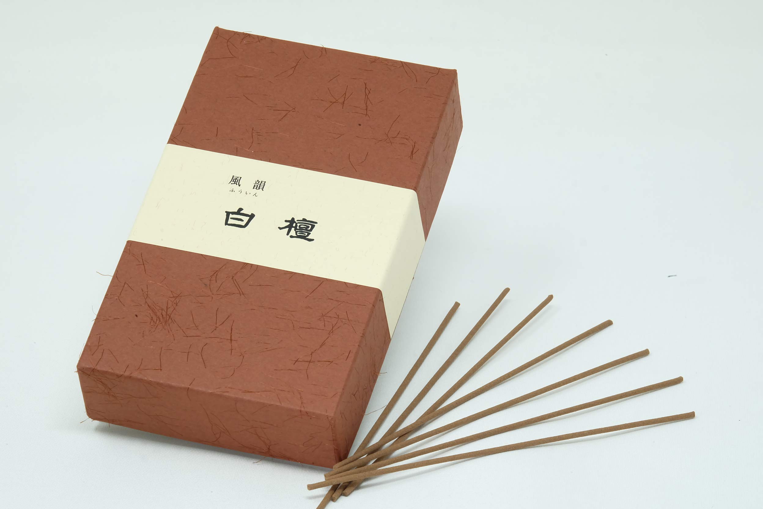 

[Fuin Byakudan] Premium Sandalwood Incense, Value Pack of 100g. Ideal for yoga, meditation, mindfulness, and relaxation. Relieves daily stress. Made