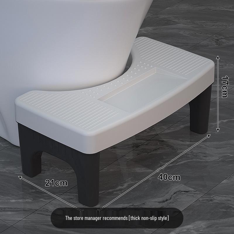 Thick Household Toilet Stool: Squat Pit Footstool & Kids Pedal
