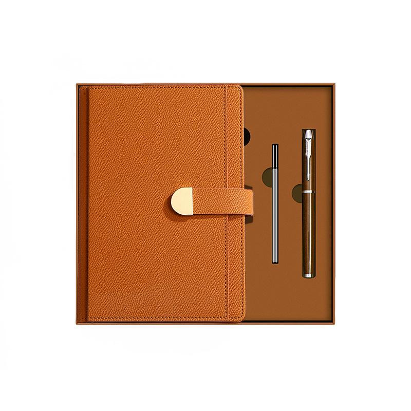 A5 High-Grade Notebook with Buckle, Customizable Logo, Multiple Card Slots, Business Meeting & Office Diary