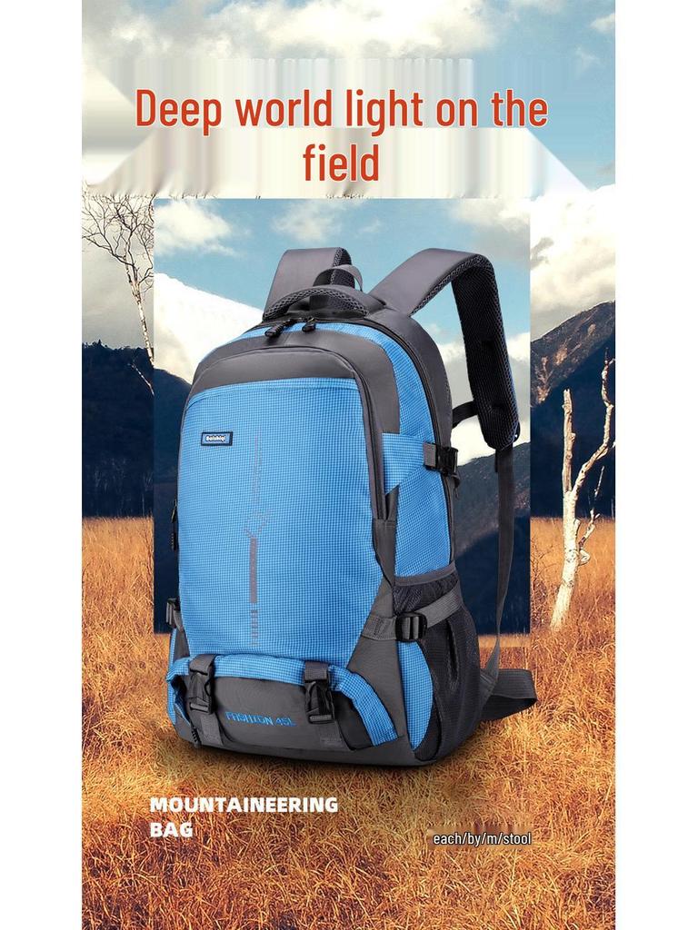 Versatile Backpack for Outdoor Travel, Cycling, Mountaineering, Students, and Everyday Fashion
