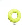 TPR Paw Print Donut Dog Chew Toy Eco‑friendly Molar Teeth Cleaning Bite‑resistant Ring Toy For Dogs