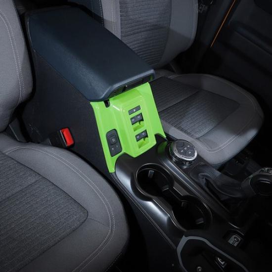 Auto Fensterheberschalter Rahmen Dekorabdeckung für Ford Bronco +Hellgrün 4-Türer