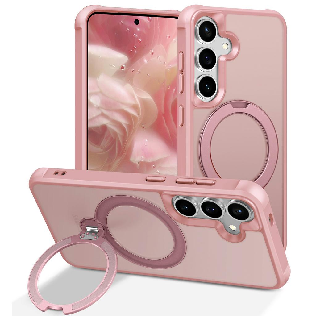 For Samsung Galaxy S26+ Magnetic Case Kickstand TPU PC Shockproof Phone Back Cover