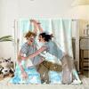 Anime Stranger by the Shore Throw 240g Flannel Blanket Lightweight Soft Skin-friendly Summer Thin Throw Blanket