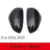 For Mercedes Benz Smart 451 453 Fortwo Forfour 2009-2026 ABS Matt black Car Rearview Mirror Cover trim sticker Car Accessories