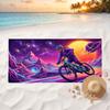Motorcycle (25) Soft and comfortable beach towel perfect for vacations and poolside use an ideal gift for summer holidays