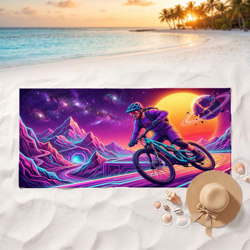 Motorcycle (25) Soft and comfortable beach towel perfect for vacations and poolside use an ideal gift for summer holidays