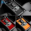 Top Suede Trim LHD RHD Sticker For Mazda 3 Axela BP      2024 2025 Car Central Automatic Gear Shift Panel