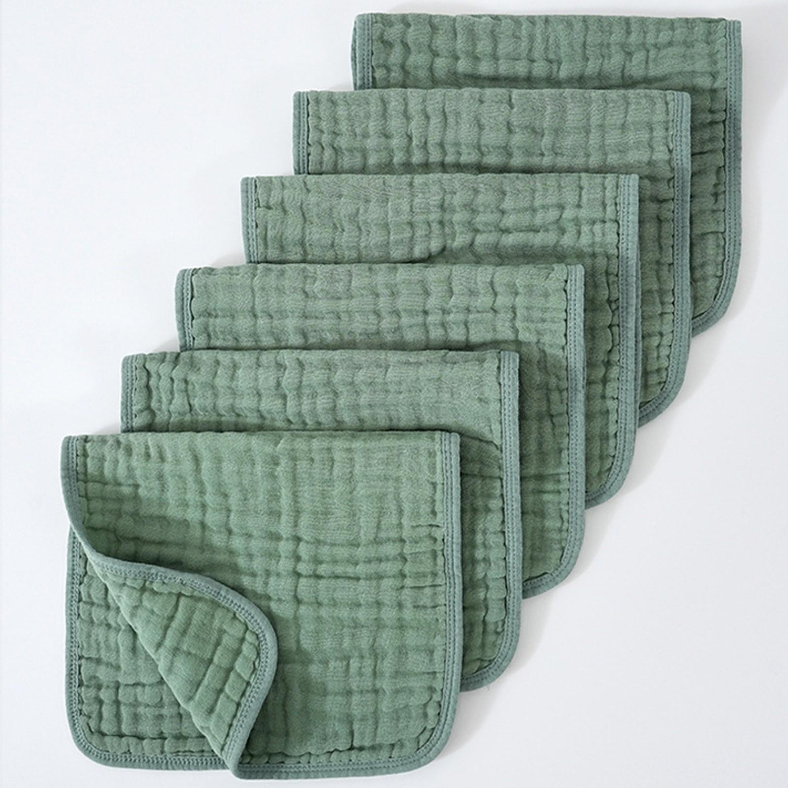 

Детские салфетки для отрыжки для новорожденных, детские плечи, шесть отрыгивающих полотенец, завернутые в полотенце (6 упаковок) One Size армия зеленый