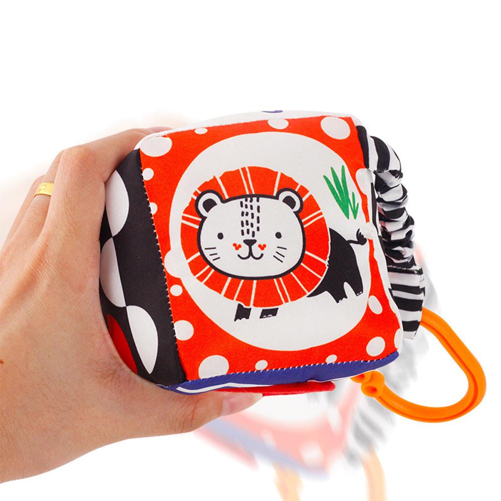 Non-Toxic Baby Newborn Crib Hanging Rattle Toys Early Development For 0-12 Months High Contrast Black And White Learning Education Toy