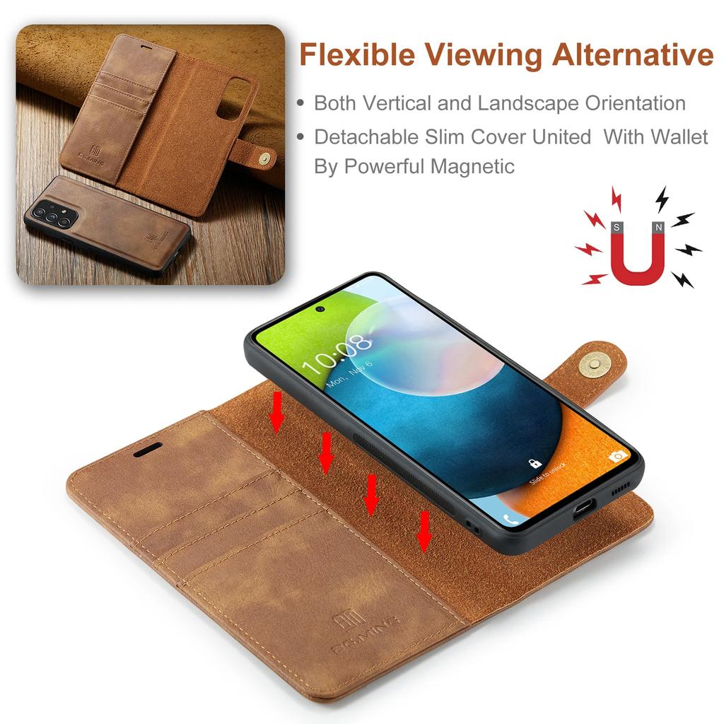 Detachable Magnetic Leather Wallet Case for Samsung Galaxy A16 A26 A36 A56 A55 A35 S23 S25 S24 Ultra S21 FE S20 Plus Flip Cover